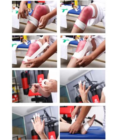 KISEER 1.5 Inch x 15 Yards Athletic Tape - Strong Sport Tape for Sports Injuries - 4 Pack for Athletes, Trainers, First Aid - Ideal for Fingers, Ankles, Wrists - Suitable for Bat, Hockey Stick, Lifters, Climbers - Buy Online on GoSupps.com