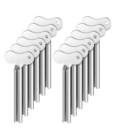 dinio 12 Metal Tube Squeezer Toothpaste Squeezer Metal Tube Roller Paint Squeeze Gadget