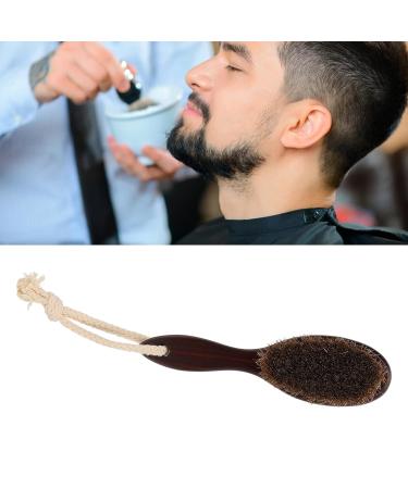 Men's Hair & Beard Brush - Stiff Bristles Wooden Handle Retro Style | Ideal for Widespread Men - Buy Online on GoSupps.com