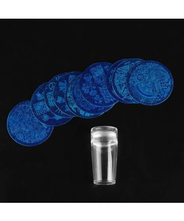 Buy Nail Art Stamping Kit - Clear Jelly Stamp Plates & Tools for Creative Nail Designs - International Shipping Available - Buy Online on GoSupps.com