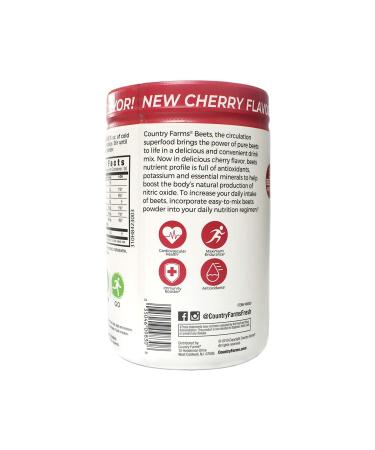 Country Farms Bountiful Beets Circulation Superfood 10.6 oz (Pack of 2) - Buy Online on GoSupps.com