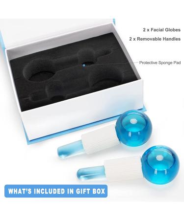 Facial Ice Roller Massager - Cold Globes for Skin Care Tools - Buy Online on GoSupps.com