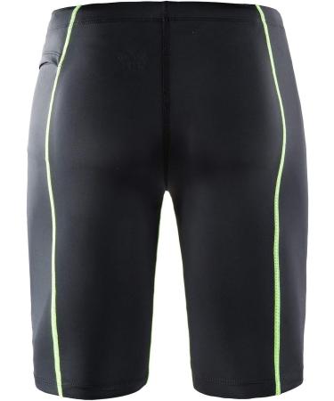 Beroy Men's Compression Shorts with Pocket - Green Line | Medium - Buy Online on GoSupps.com