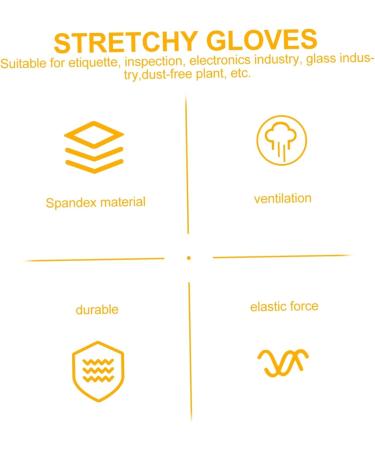 Ipetboom 3 Pairs Protective Household Gloves Stretchable Gloves Formal Costume Gloves Oven Mittens Work Gloves for Women Dry Oven Gloves Elastic Etiquette Gloves Miss White Gloves Barbecue 21x8.5cm - Buy Online on GoSupps.com