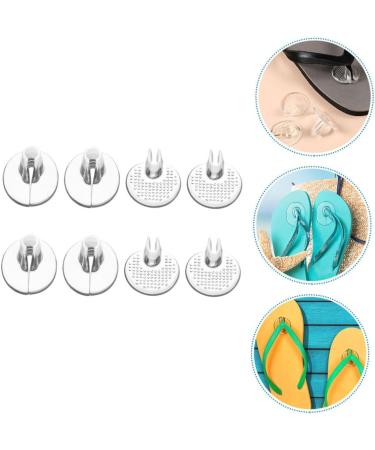 NOLITOY Non-Slip Flip-Flops Pads - 4 Pairs Silicone Inserts for Sandals & Thong Shoes | Forefoot Comfort & Toe Protection - Buy Online on GoSupps.com