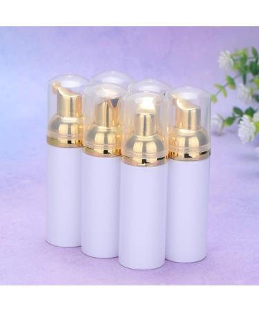 Plastic Airless Pump Bottles Refillable Lottion Bottle Soap Dispenser for Travel 6PCS(Gold) - Buy Online on GoSupps.com