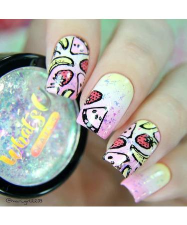 Whats Up Nails - B029 Picnic in the Park Stamping Plate for Nail Art Design - Buy Online on GoSupps.com