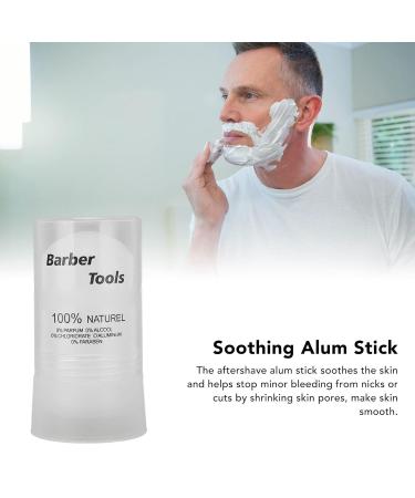 3.5 oz After Shave Alum Block | Portable Post Shave Stick for Men | Ideal for Razor Cuts & Nicks | Perfect for Home & Travel - Buy Online on GoSupps.com