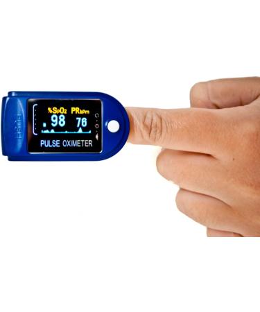 Quirumed Portable Pulse Oximeter - Accurate SPO2 & Pulse Monitor with LED Display | Instant Readings - Buy Online on GoSupps.com