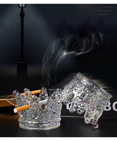Crown Nail Art Dappen Dish - 2 in 1 Nail Pen Holder & Crystal Bowl for Acrylic Liquid & Powder - Perfect Nail Art Tool & Organizer - Buy Online on GoSupps.com