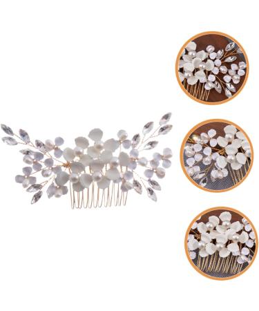 Mikinona Hair Accessories Hair Comb Hair Clip Lightweight Hair Accessory Hair Barrettes Hair Pin Hairpin Barrettes for Hair Girl Headpieces for Wedding Pearl Headpiece - Buy Online on GoSupps.com