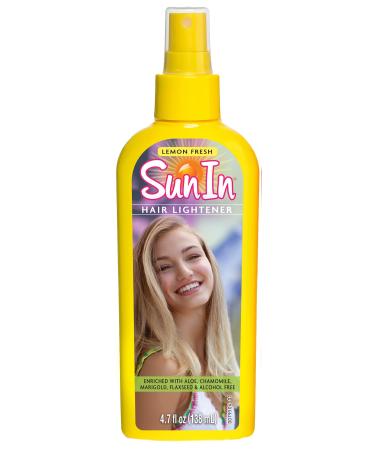 Sun-In Hair Lightener Spray Lemon Fresh  Lemon Fresh 4.7 oz Thank you to all the patrons We hope that he has gained the trust from you again the next time the service