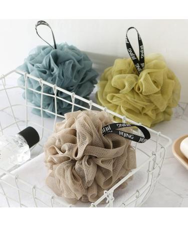 5-Pack Shower Puff Balls | Soft Loofah Sponge for Exfoliating & Scrubbing | Perfect Bathing Accessory for Adults - Buy Online on GoSupps.com