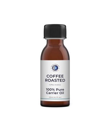 Mystic Moments | Coffee Roasted Carrier Oil - 125ml - Pure & Natural Oil Perfect for Hair Face Nails Aromatherapy Massage and Oil Dilution Vegan GMO Free