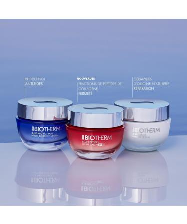 Biotherm Blue Peptides Uplift Rich Anti-Aging Cream Nourishes & Firms Enriched with Life Plankton & Collagen For All Skin Types 50 ml - Buy Online on GoSupps.com