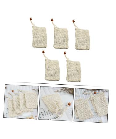FRCOLOR 25 Pcs Soap Holder Net Pouch - Natural Sisal Soap Saver Bags for Face & Bath - Buy Online on GoSupps.com