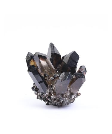 Crystal Rough Natural Point Smoky Quartz Stone Crystal Cluster Gemstones Specimen Home Decoration Decoration Gift (Size : 500-700g)