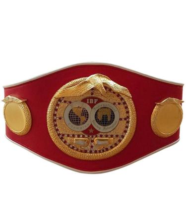 IBF Boxing Championship Belt Replica International Boxing Federation Adult