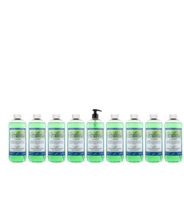 Claudius Showergel Eucalyptus 10 x 1 liter with 1 pump transparent