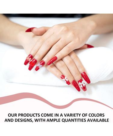 2 Boxes of Nail Art Decorations and 1 Piece of Black Tweezers Nail Jewelry Set DIY Nail Art Bow Nail Decoration Nail Art Accessories - Buy Online on GoSupps.com