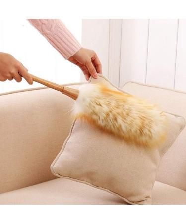 Feather Duster Household Cleaning Tool Soft Lambs Wool Duster Dust Cleaner No Electrostatic Duster - Buy Online on GoSupps.com