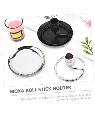 Beavorty Moxa Seat Incense Burner Set - Stainless Steel Moxa Bar Holder for Moxibus Tunnel & Fire Extinguisher - International Shipping Available - Buy Online on GoSupps.com