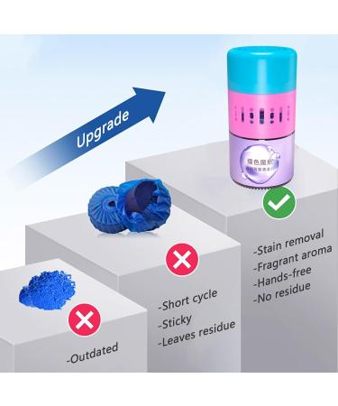 MMIOFANT Automatic Scented Toilet Bowl Cleaner Bottle 2 pack Long Lasting Bathroom Toilet Tank Cleaner Pods Tablets In Bottles With Powerful Cleaning (Jasmine 2 Pack) - Buy Online on GoSupps.com