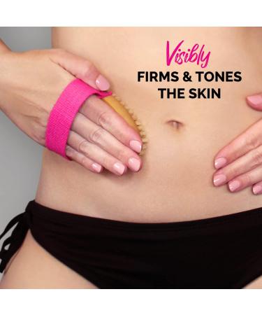 Tone & Glow Body Brush - Natural Bristle Dry Brush for Cellulite and Lymphatic Drainage - Buy Online on GoSupps.com