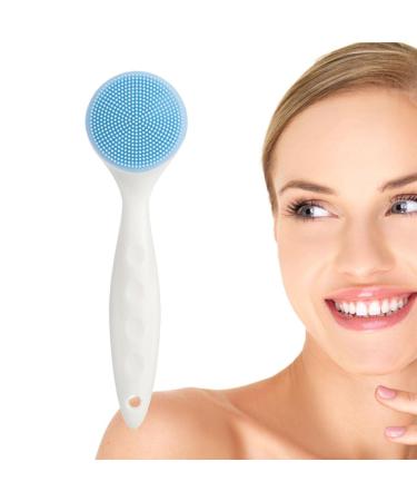Silicone Facial Brush Silicone Face Cleansing Brush Device for Cleaning - Facial Brush Cleansing Massaging Facial Skin Pores for Daily Face Wash Facial Massage