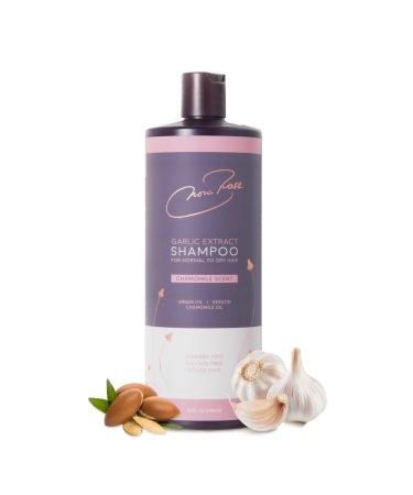 Nora Ross Garlic Shampoo for Oily Hair & Scalp Care Hair Moisturizing & Deep Cleansing Shampoo with Refreshing Chamomile Scent Clarifying Shampoo with Aloe Vera Argan Oil & Wheat Amino Acids 32 Oz For Oily Hair (32oz)