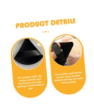 Angoily 10pcs Powder Puff Set - Baby Makeup Sponges for Face & Body - Soft Cotton Beauty Puffs for Mineral Foundation & Cosmetics - Buy Online on GoSupps.com