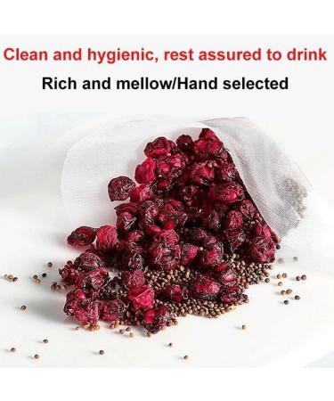 Men S Essentials Five Flavors Goji Berry Tea Four Famous Bubbles Five Flavors Wolfberry Tea Schisandra Dodder Tea Five-Flavor Goji Berries Nourishing Tea (1 Boxes) - Buy Online on GoSupps.com
