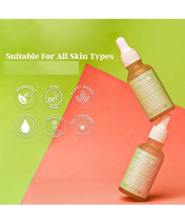 Natural Vibes Clarifying Face Serum - Clear Skin Hydrate & Moisturize Oil Balancing - 30ml for Men & Women - Buy Online on GoSupps.com