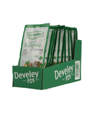 Develey salad dressing 14x75ml + free dough card from Migase (garden herbs)