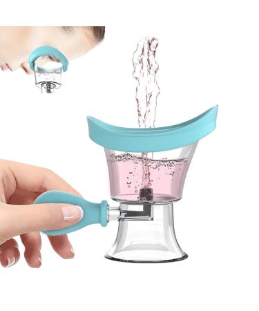 Eye washing cup eye washing pool kit hand-operated silicone eye wash cup effective eye cleaning reduces dust and cosmetic irritation transparent eye washing cup (blue). - Buy Online on GoSupps.com
