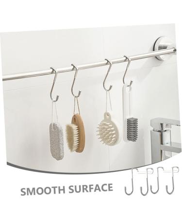 Alipis 2pcs Hook up Wreath Hanger Towel Rack Coat Hangers Clothes Hanging Hook Glass Door Coat Hook - Buy Online on GoSupps.com