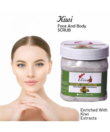 PRZX Kiwi Face & Body Scrub 500ml | Gentle Exfoliating Cleanser for All Skin Types | Refreshing & Paraben-Free Formula | Deep Cleansing Scrub - Buy Online on GoSupps.com