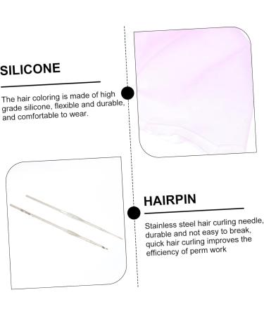 DOITOOL 1 Set Hair Color Highlighter Cap Hair Dye Kit Highlight Kit Hair Coloring Kit Hair Coloring Dye Cap Dye Caps Salon Pink Clamshell Modeling Hair Dye Cap Stainless Steel 22X16X1CM Pink - Buy Online on GoSupps.com
