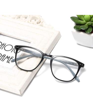 Suertree 1pc Reading Glasses for Men & Women - Fashionable Computer Glasses 2.0X JH221 - Black Reading Aid - Buy Online on GoSupps.com