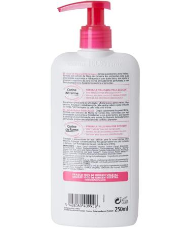 Corine de Farme - Organic Intimate Cleansing Gel - Natural Gentle Cleansing Gel with Cherry Blossom - Respects the Balance of the Flora - Buy Online on GoSupps.com