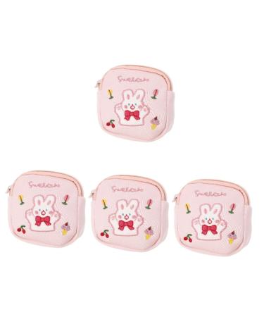 Gleavi 4 pieces of aunt's towel-storage bag organizer for women's bandage storage of women's bandages coin bag bags for women's bandages gift travel wallet