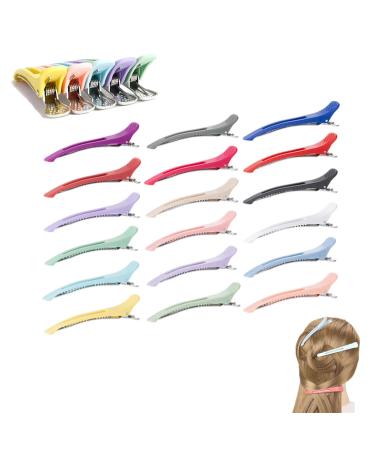 Drake Hair Clips Hair Clips for Makeup Duck Billed Hair Clips Rainbow Duck Clips Duck Clips for Hair No Crease Hair Clip Hair Accessories for Thick Medium Thin Hair Rainbow Hair Clips (18Pcs)