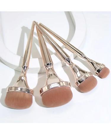 9 Golden Oval Makeup Brush Foundation Blush Traceless Makeup Brush Set Eyeshadow Brush Set - Buy Online on GoSupps.com