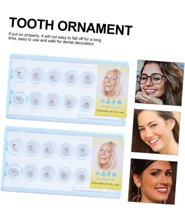 Beavorty 60 PTH Tooth Jewelry - Crystal Tooth Gems & Decorative Nail Decorations | White Street Stones - DIY Diamond Nail Art - Buy Online on GoSupps.com