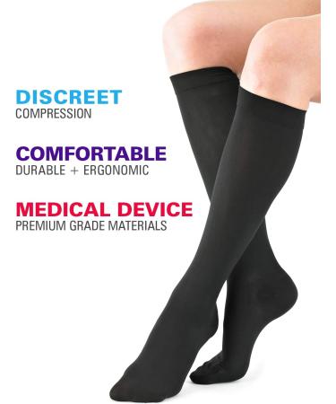 Neo G Travel Compression Socks for Women - Small (28-33cm), Black Graduated Compression - Energize Tired Legs, Perfect Flight Companion - Buy Online on GoSupps.com