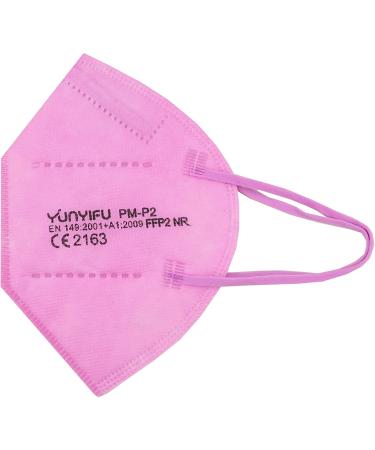 ProMedicalCare FFP2 Colored Face Masks Individually Packed Pink 10-Pack for Safe & Stylish Protection - Buy Online on GoSupps.com