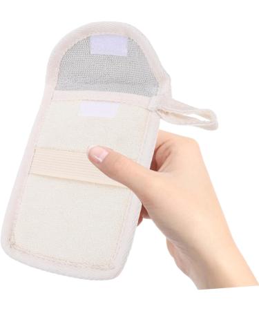 VINTORKY 3pcs Handmade Soap Storage Bag Face Soap Bath Sponges Shower Soap Holder And Acid Soap Black Flax - Buy Online on GoSupps.com