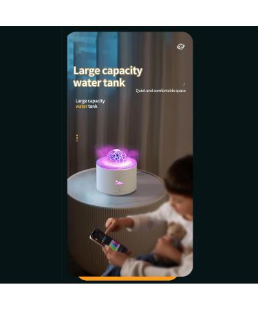 Aromatherapy Humidifier & Essential Oil Diffuser - Eco-Friendly Planet Shape Night Light Energy Saving for Home (US Plug - Buy Online on GoSupps.com