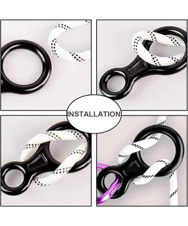 EIHI 35kN Abseiling Device | Figure of Eight Climbing Descender for 8-13mm Rope | International Shipping - Buy Online on GoSupps.com