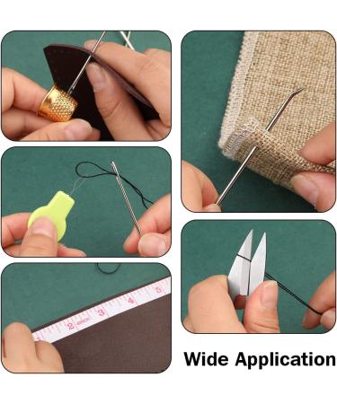 Upholstery Repair Sewing Kit  Heavy Duty Sewing Kit with Leather Sewing Needles  Curved Needles  Upholstery Thread  Sewing Awl  Seam Ripper  Leather Sewing Kit for Tent  Sofa  Canvas  Shoes  Carpet - Buy Online on GoSupps.com